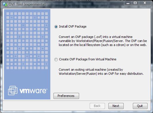 Ovfvmware OVF VMware